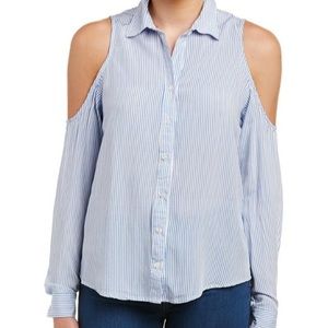 The Hanger Cold Shoulder Shirt Button Down